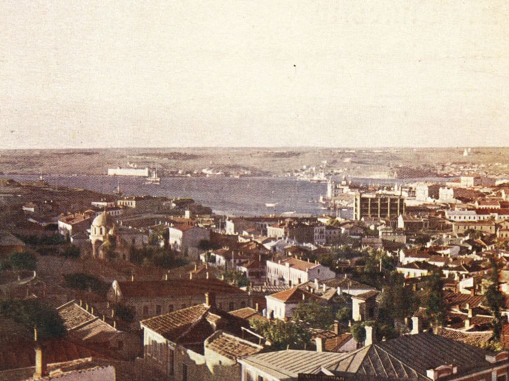 Открытка «Вид на Севастополь с запада». Севастополь, Республика Крым, 1904 год. Фотография: Сергей Прокудин-Горский / архив журнала «ЖУК» / <a href="http://www.prokudin-gorskiy.ru/" target="_blank">prokudin-gorskiy.ru</a>