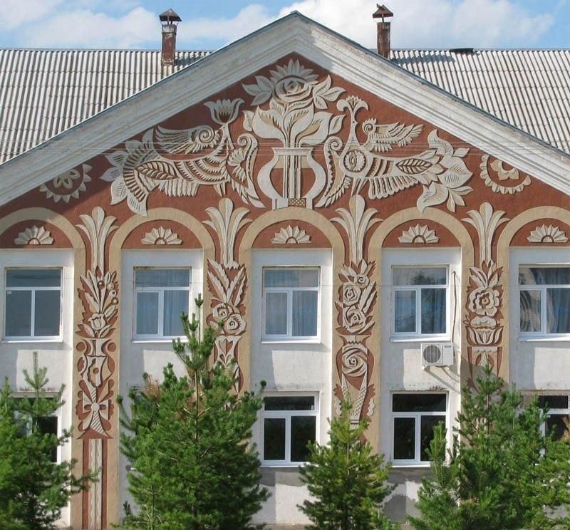 Фасад дома культуры фото