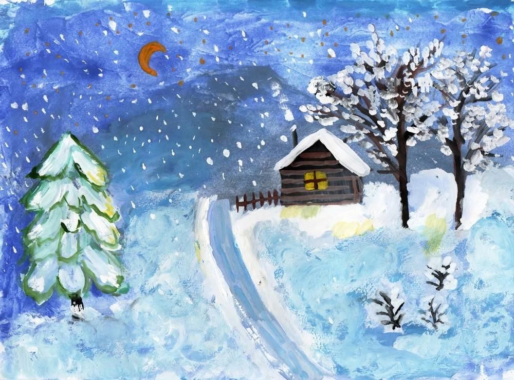 Картинка встреча зимы. Зима рисунок. Детские рисунки зима. Зимний пейзаж для детей. Зимние рисунки для детей.