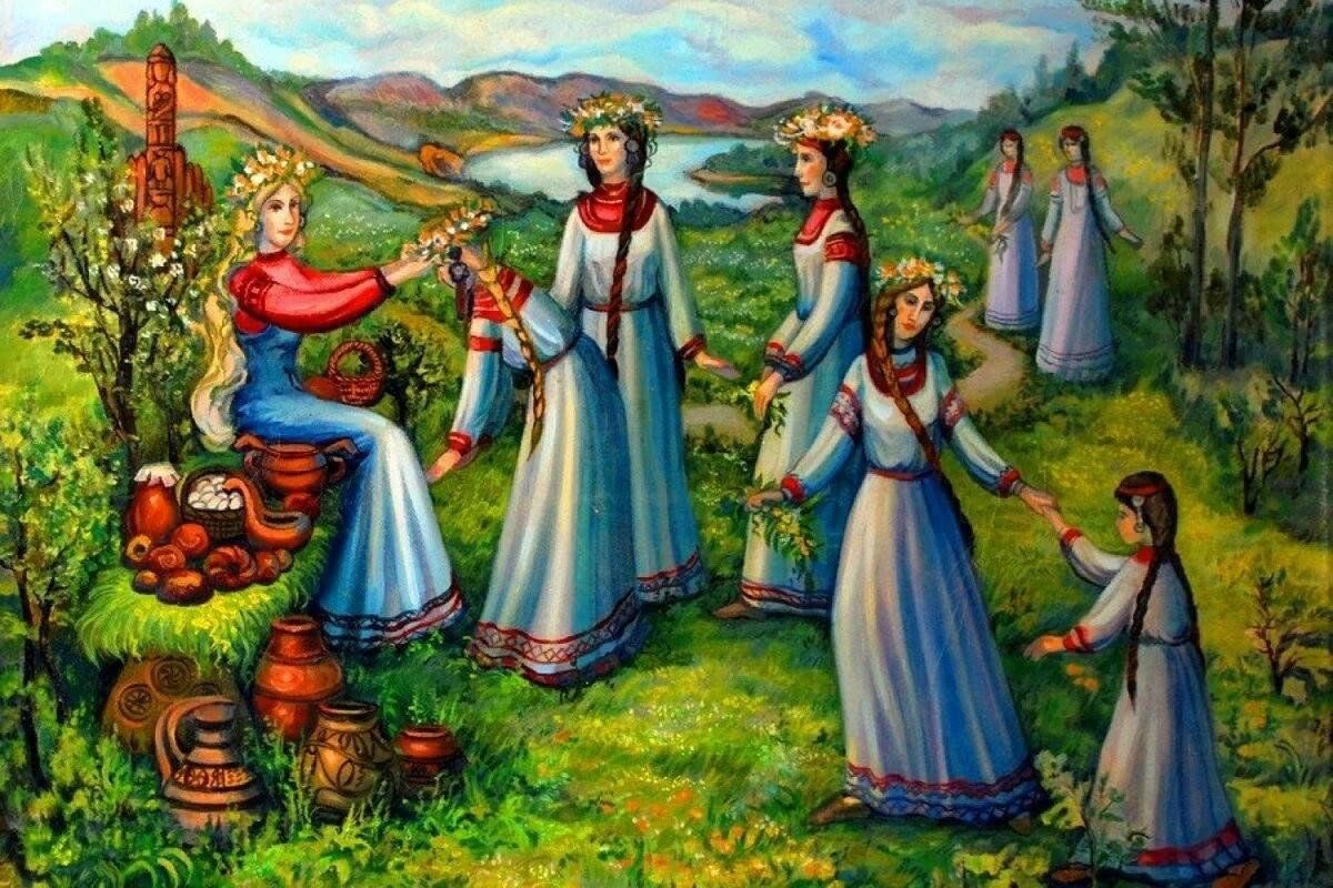 Зеленые Святки у славян