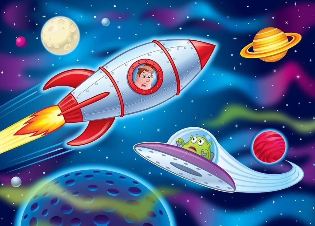 Картинки космос для дошкольников. Детям о космосе. Космический корабль для детей. Ракета в космосе для детей. Космическая ракета для детей.