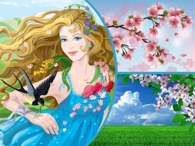 Как выглядит весна красна