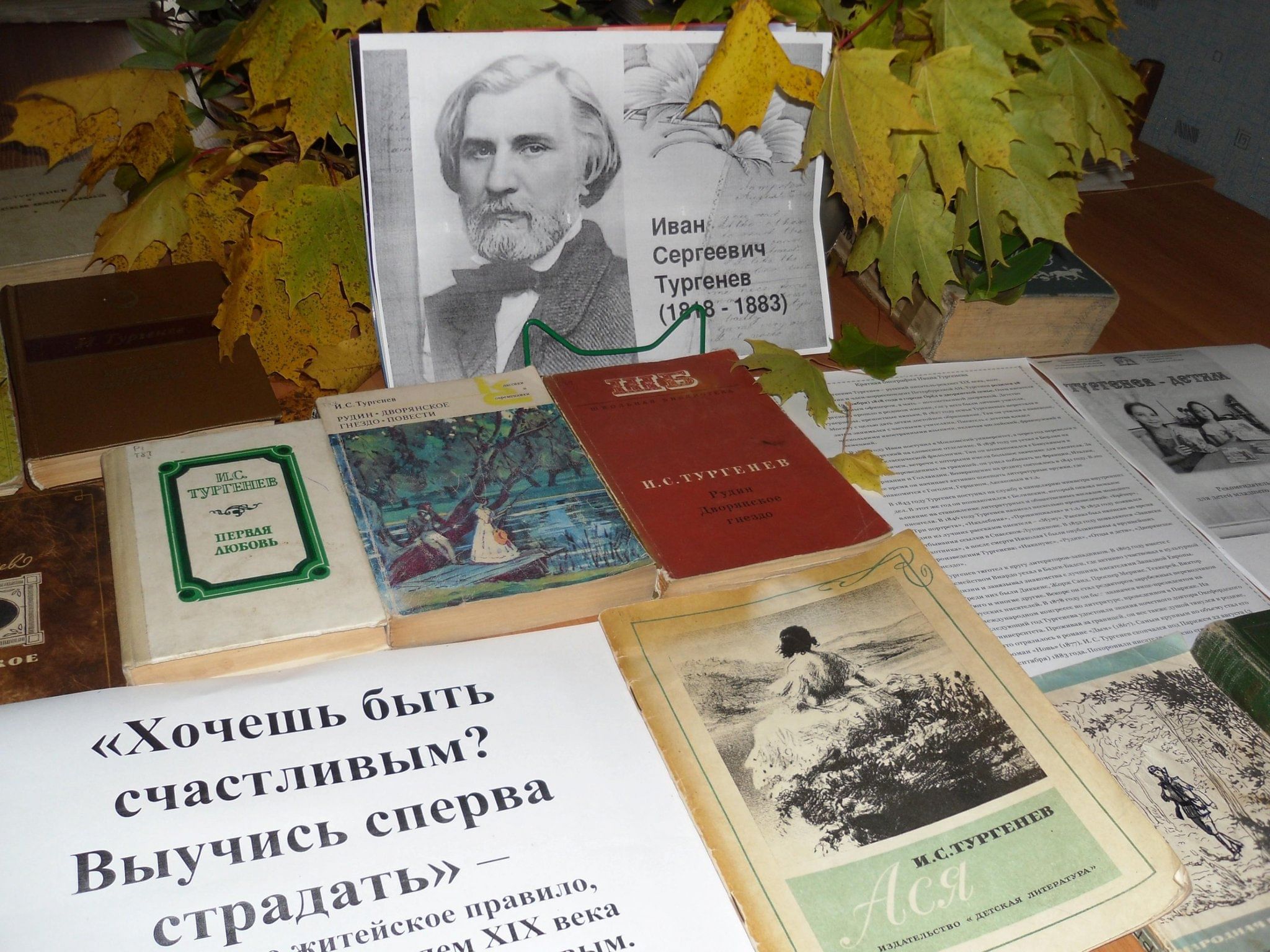 Литературные путешествия русских. Библиотечная выставка Ивана Сергеевича Тургенева. Книжная выставка посвященная Тургеневу. Тургенев книжная выставка в библиотеке.