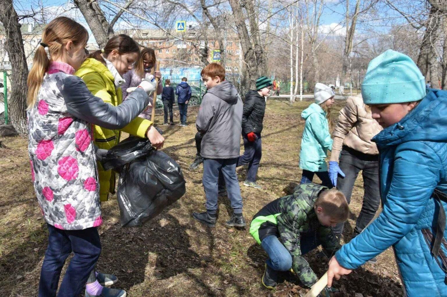 Проект субботник в школе