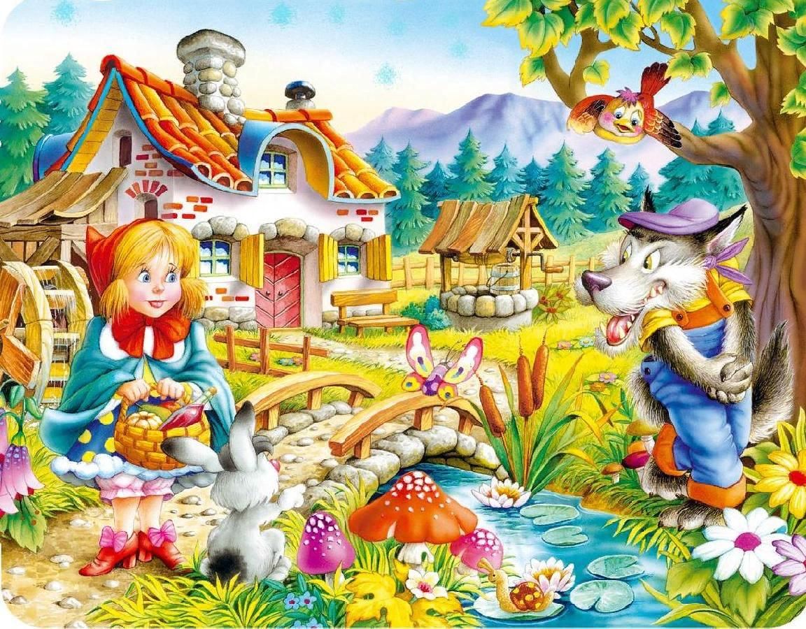 Пазл Castorland little Red riding Hood (c-02160), 20 дет.