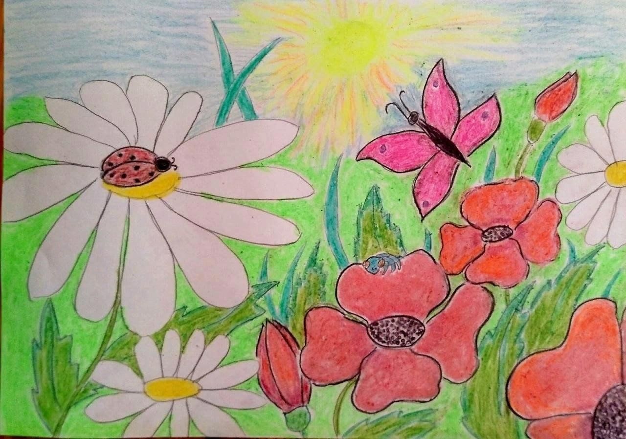 Картинки тема цветы. Летние темы для рисования. Рисунок лето. Рисование с детьми на тему лето. Летние рисунки.