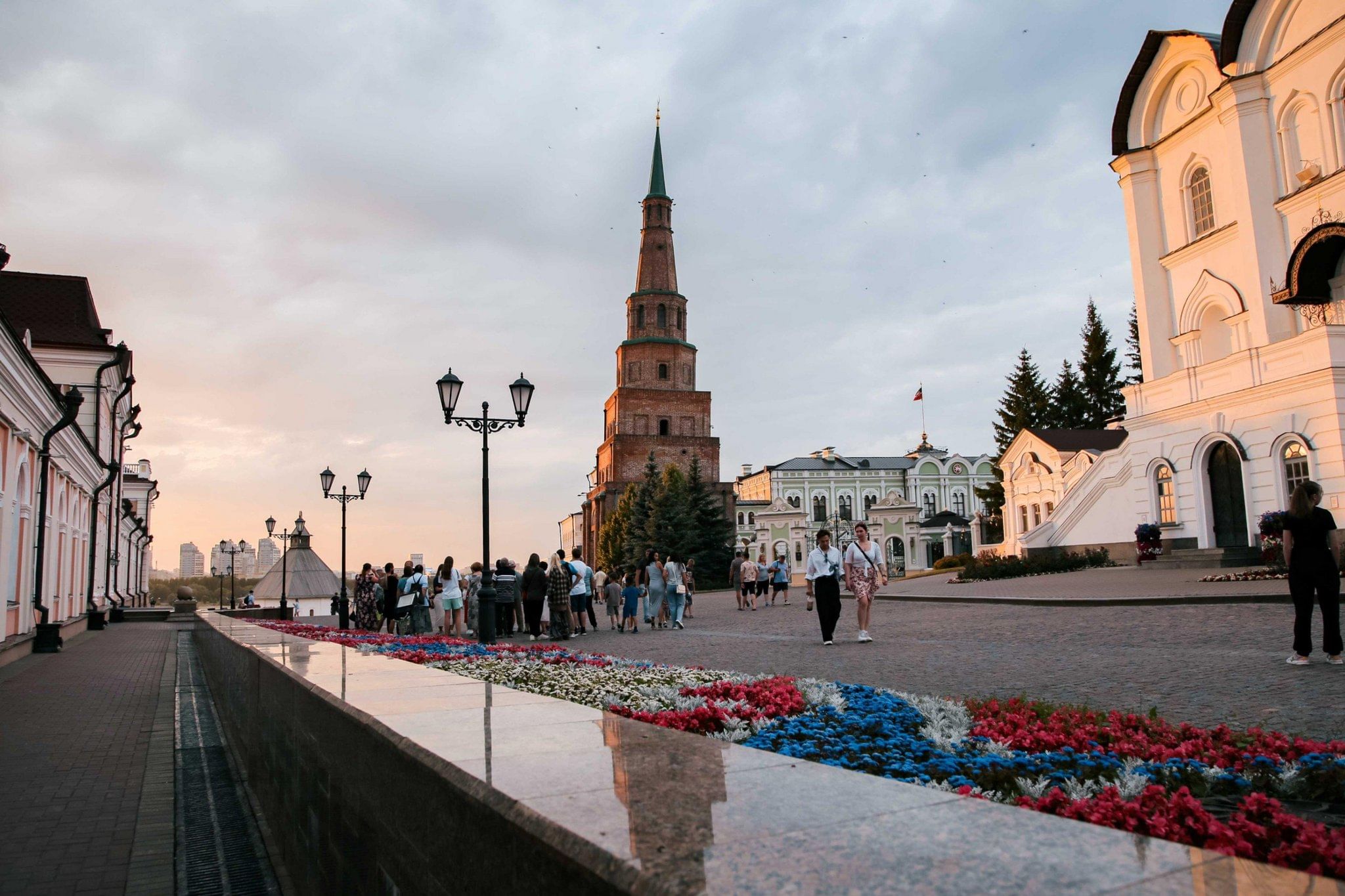 Казань Кремль вечером 2021