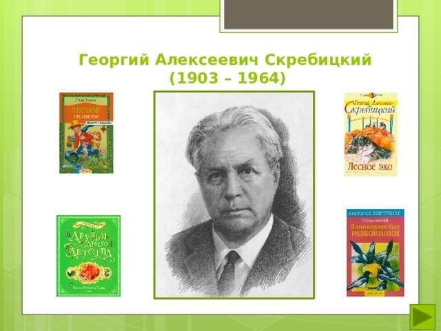 Скребицкий презентация для начальной школы