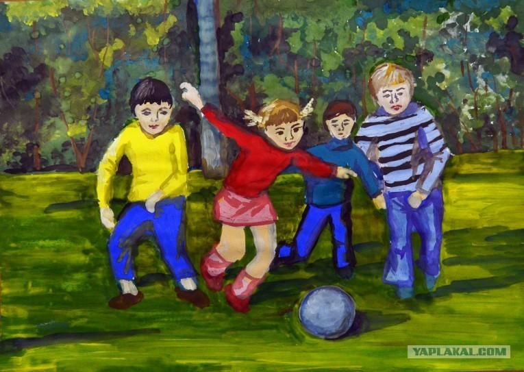 Нарисуй в какие игры ты любишь играть весной