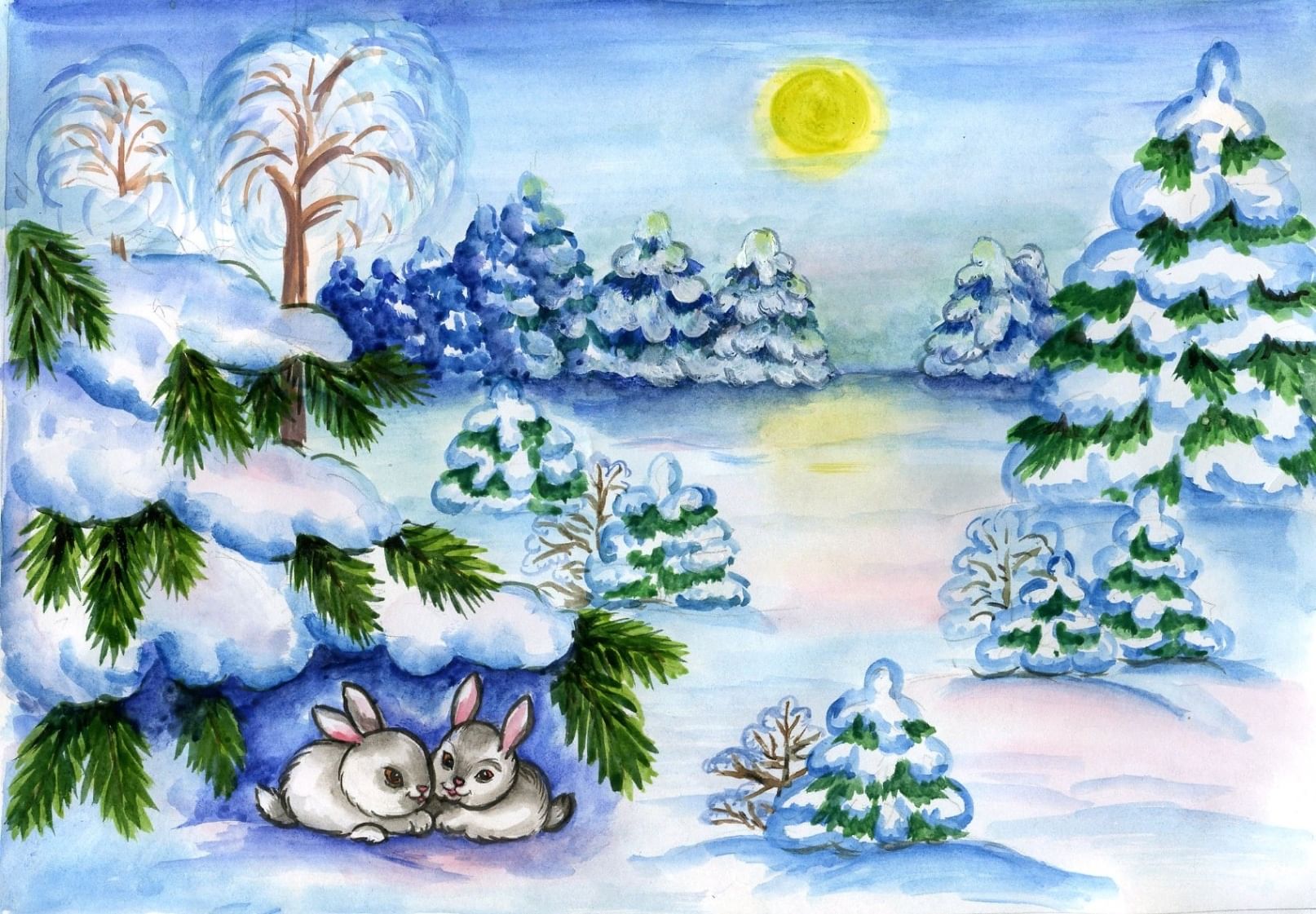 В Кызыле стартовал открытый онлайн-конкурс рисунков на снегу «Зимняя сказка»