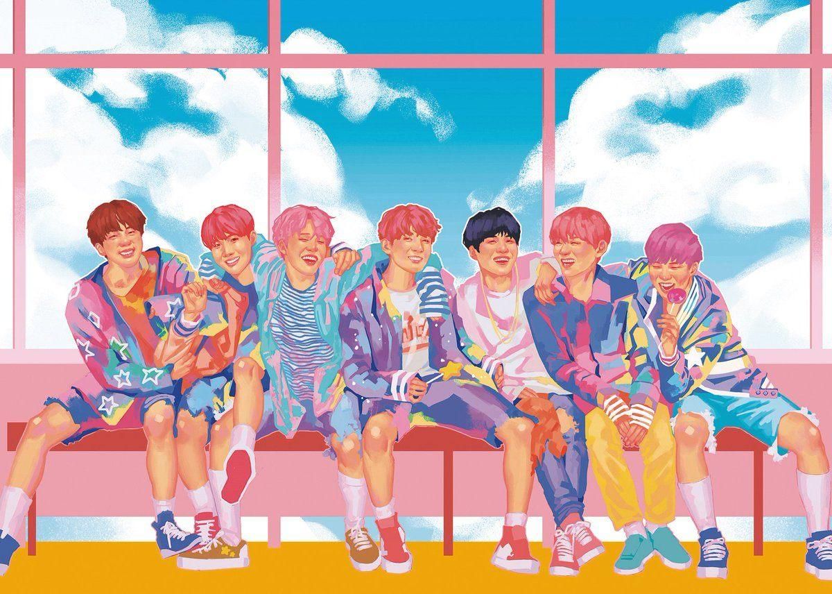 Картина по номерам kpop