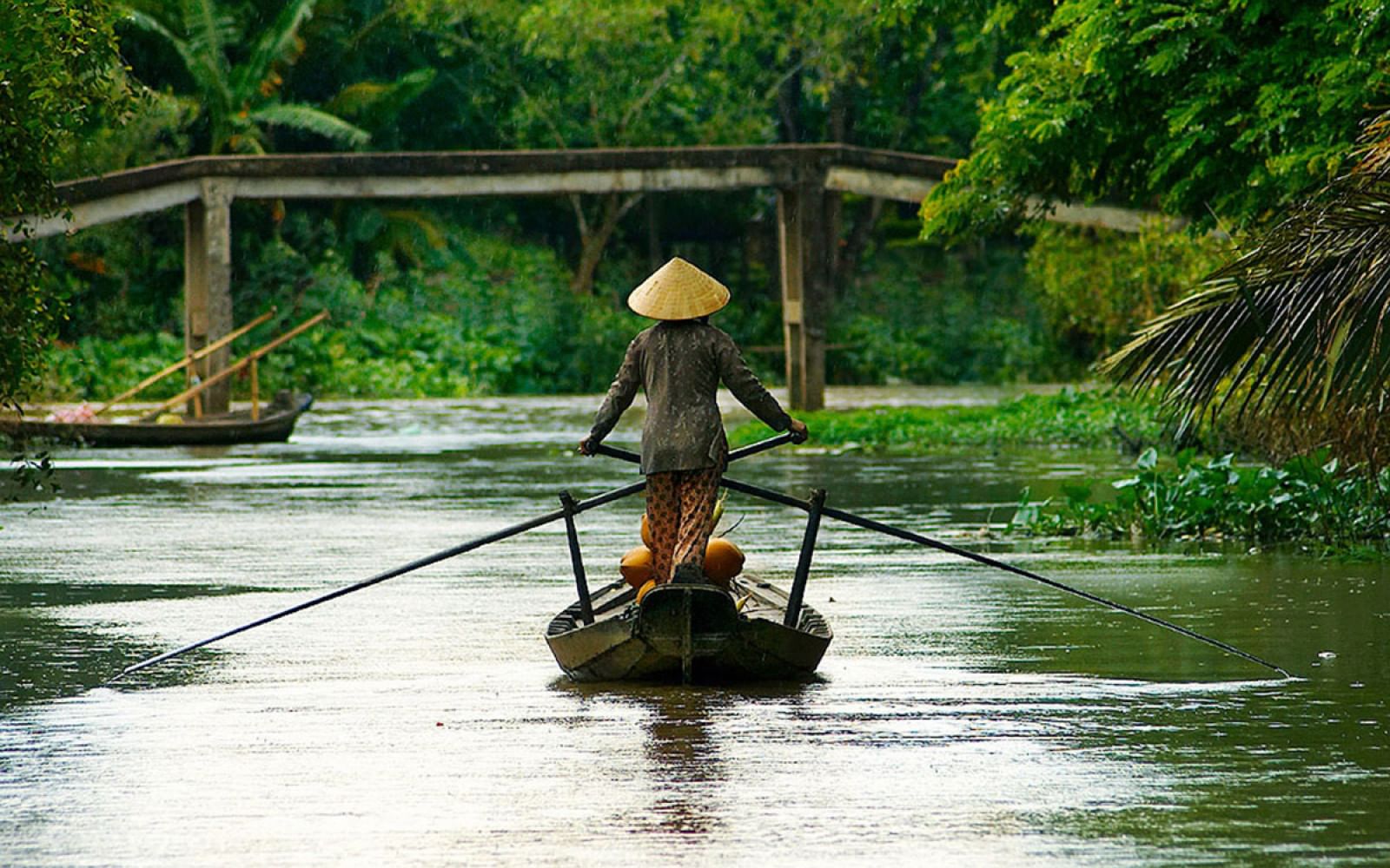 Дельта реки Меконг Хошимин Вьетнам
