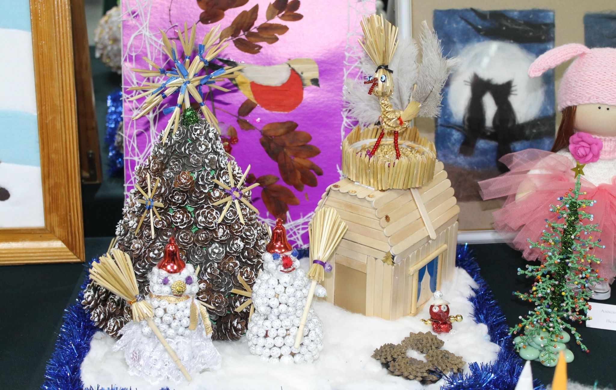 Выставка зимние фантазии в детском саду
