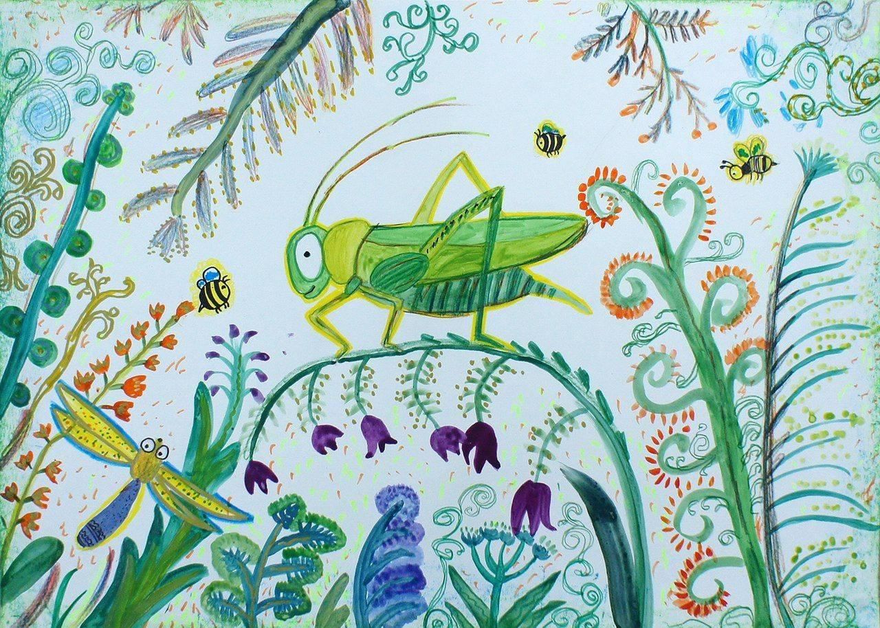 Тема в саду насекомые. Рисование насекомых в детском саду. Детский рисунок. Рисование мир насекомых. Рисование на тему насекомые в дет.
