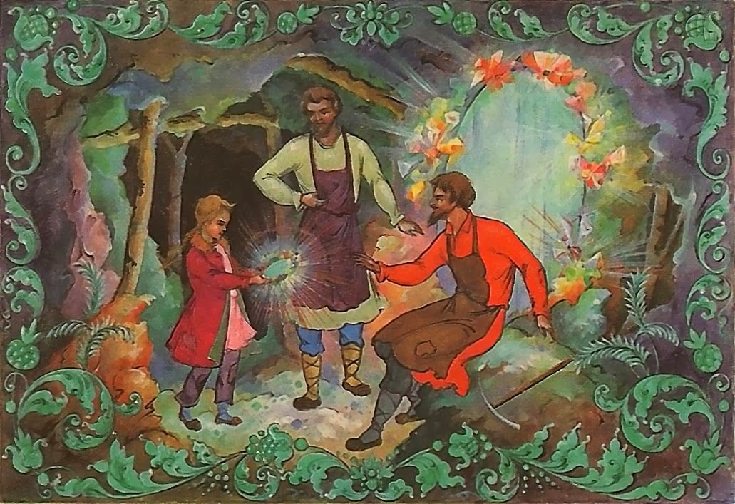 Рисунок к сказке горный мастер