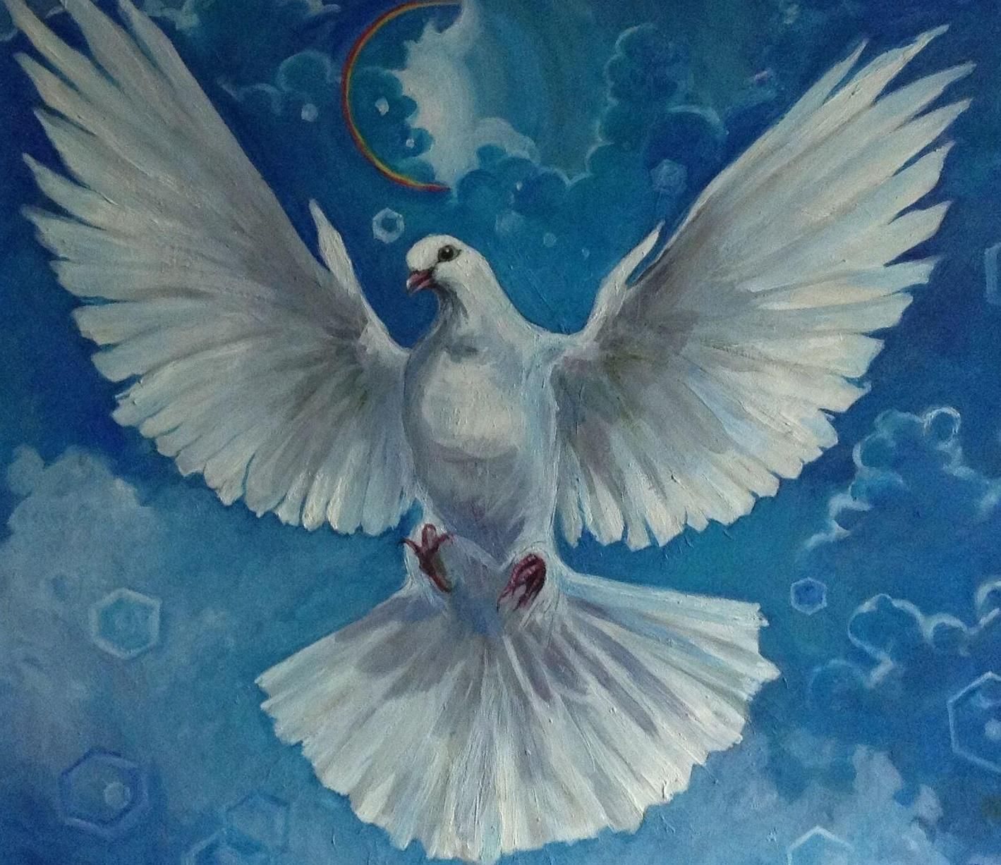 Танцую рисую вру краски голуби