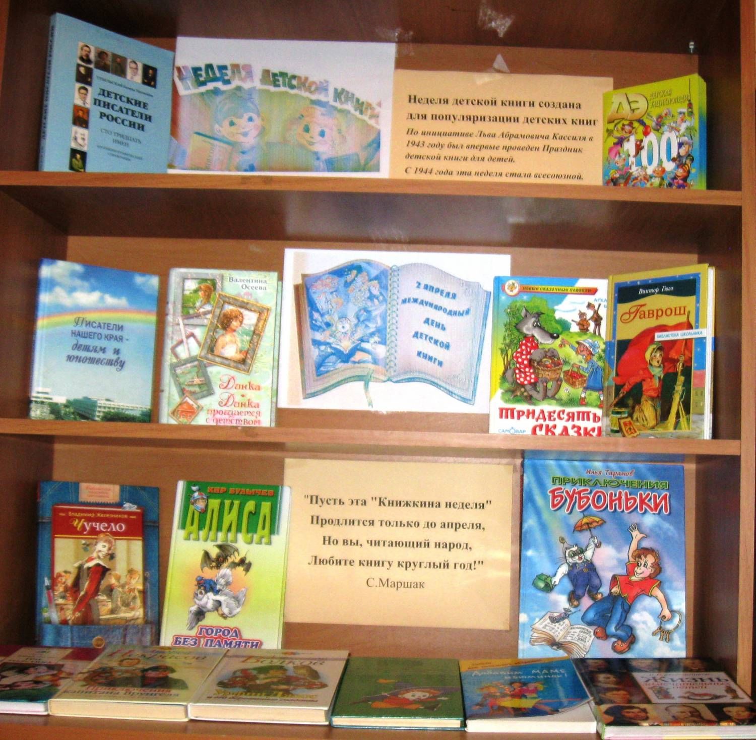 Книжная выставка Книжкины именины