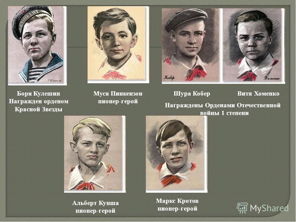 Пионеры герои картинки для стенда
