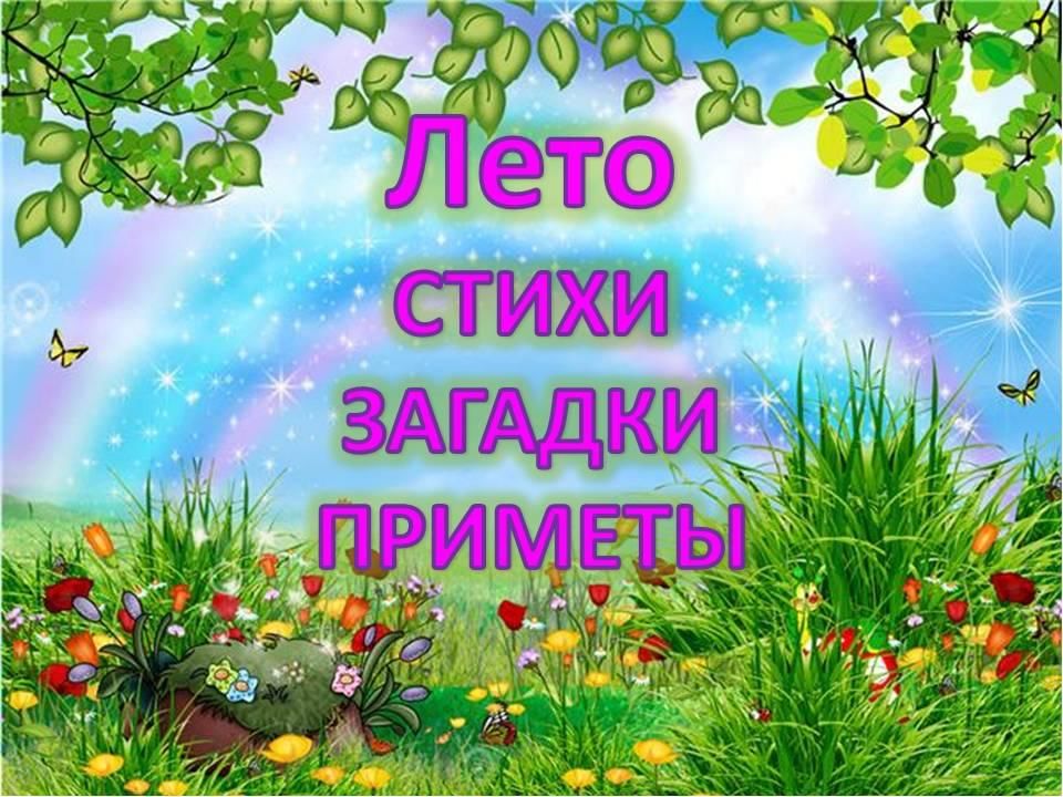 Проект на лето средняя группа