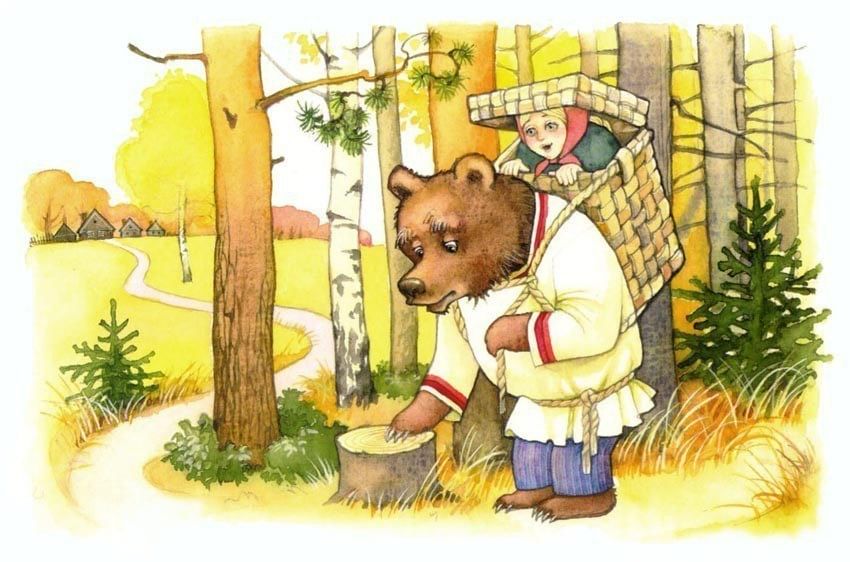 Сказка для детей маша и медведь. Сказка Маша и медведь. Медведь из сказки Маша и медведь. Машенька и медведь русская народная сказка. Сказка про Машеньку и медведя.