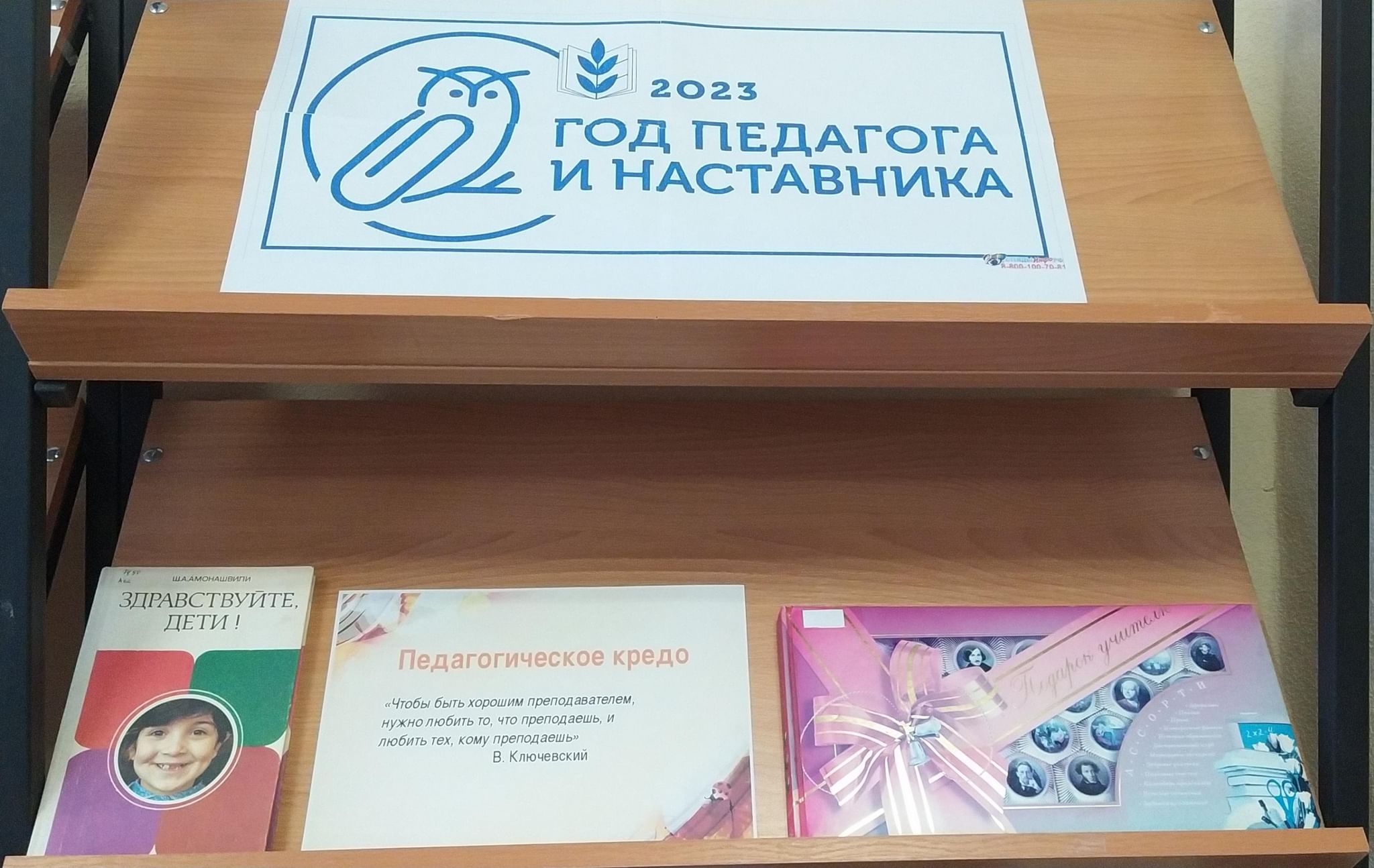 Проект в библиотеке к году педагога и наставника