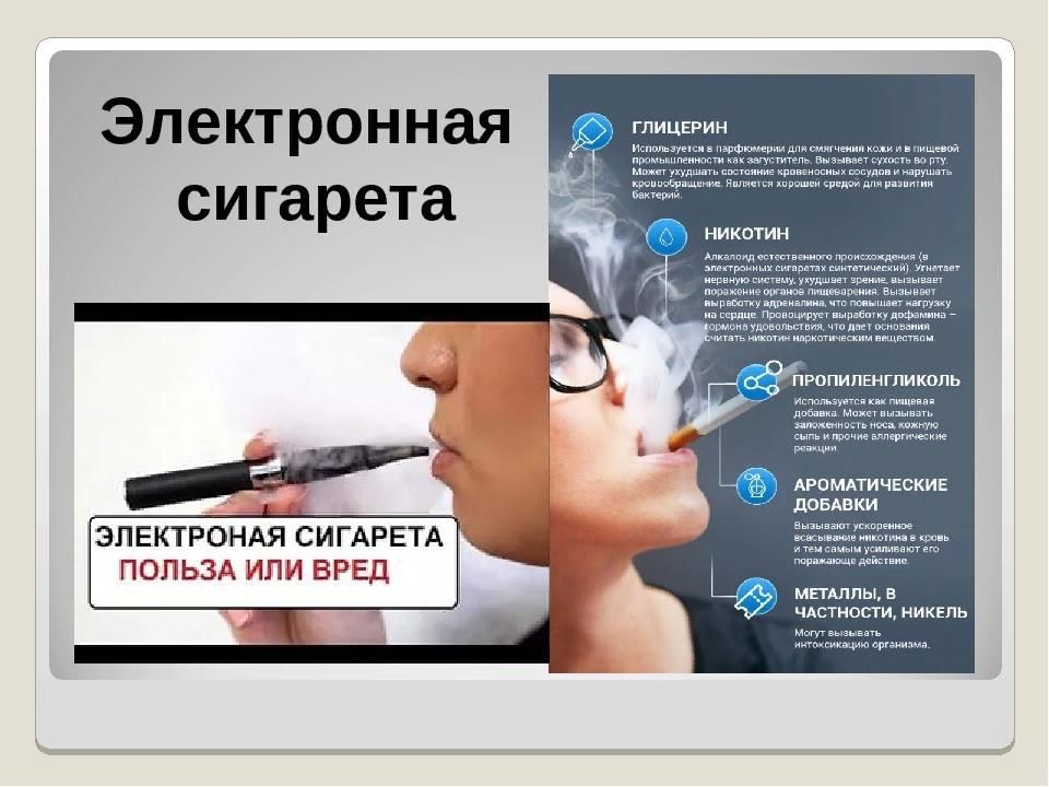 Презентация про вред электронных сигарет