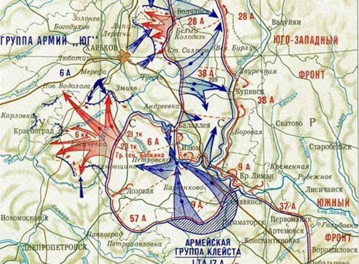 Воронежский фронт великая отечественная война карта