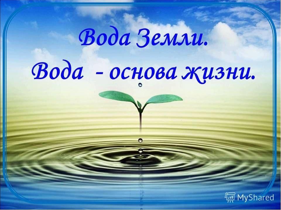 Вода наше богатство проект 2 класс