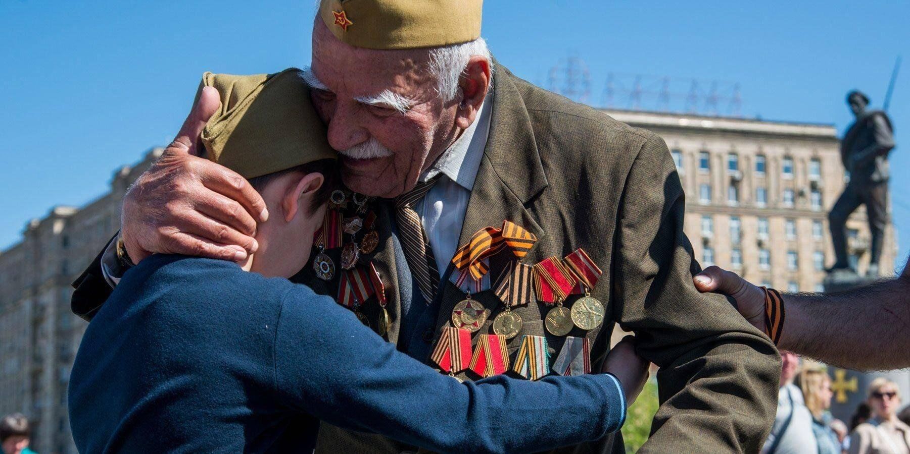 встречи ветеранов в день победы