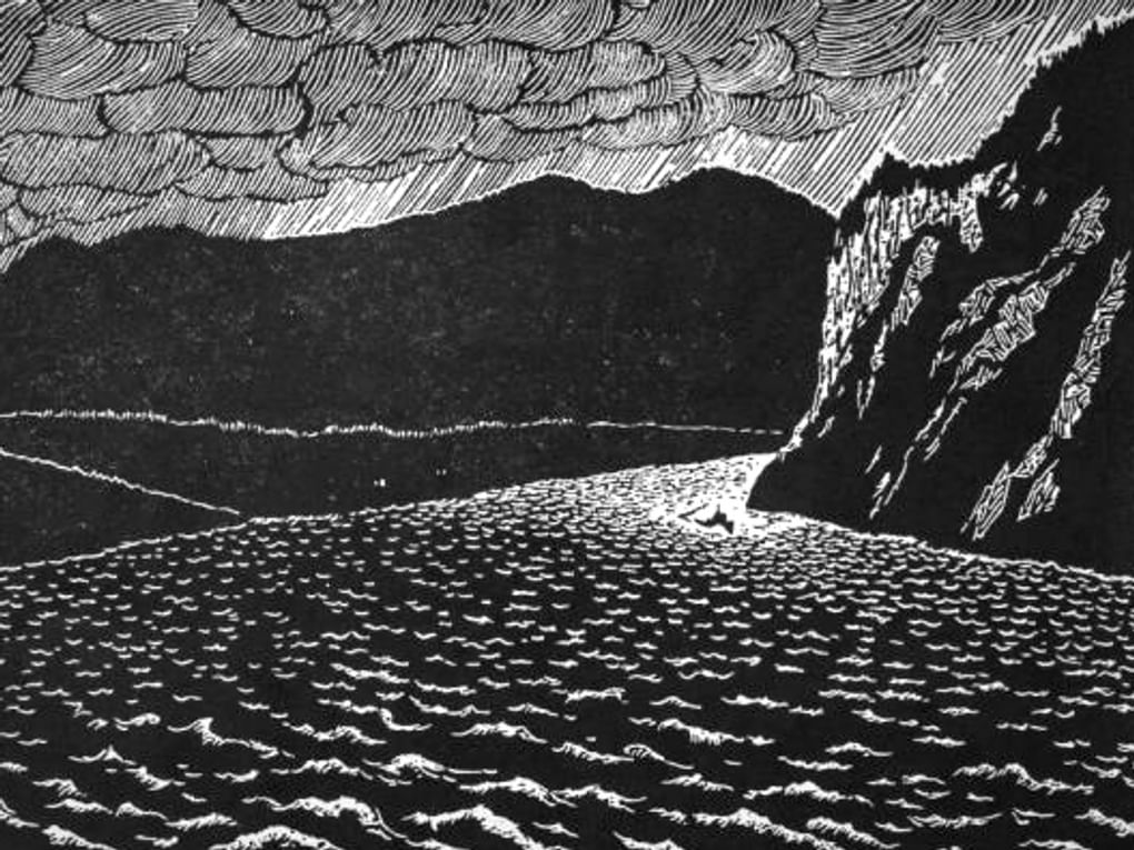 Александра Мадиссон. Ангара. 1969. Иркутский областной художественный музей им. В.П. Сукачева, Иркутск