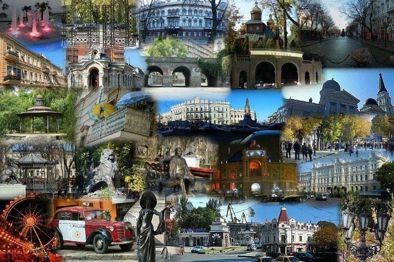 Коллаж фото города