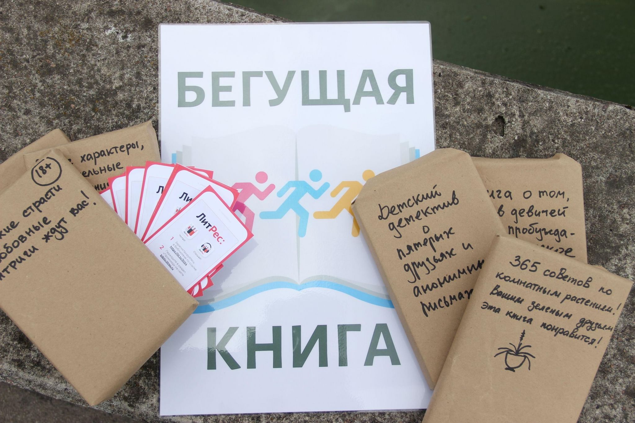 Акция бегущая книга картинки