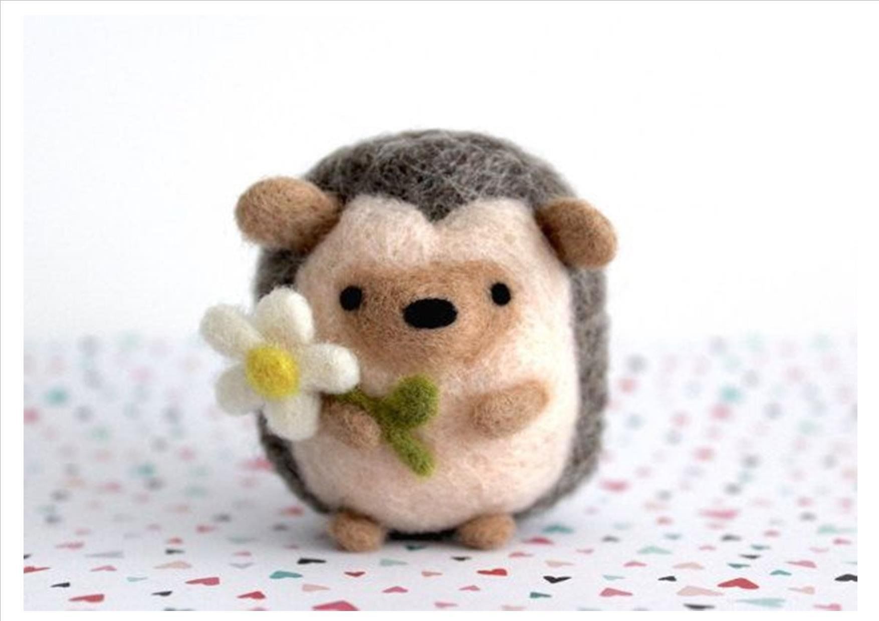 Валяние из шерсти игрушки милые животные