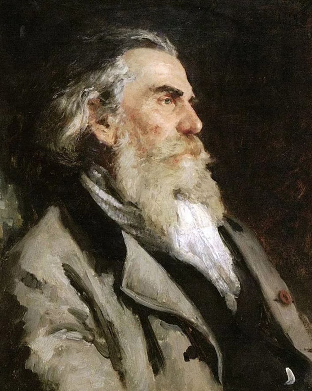 Илья Репин. Портрет Алексея Боголюбова (фрагмент). 1888. Саратовский государственный художественный музей им. А.Н. Радищева, Саратов
