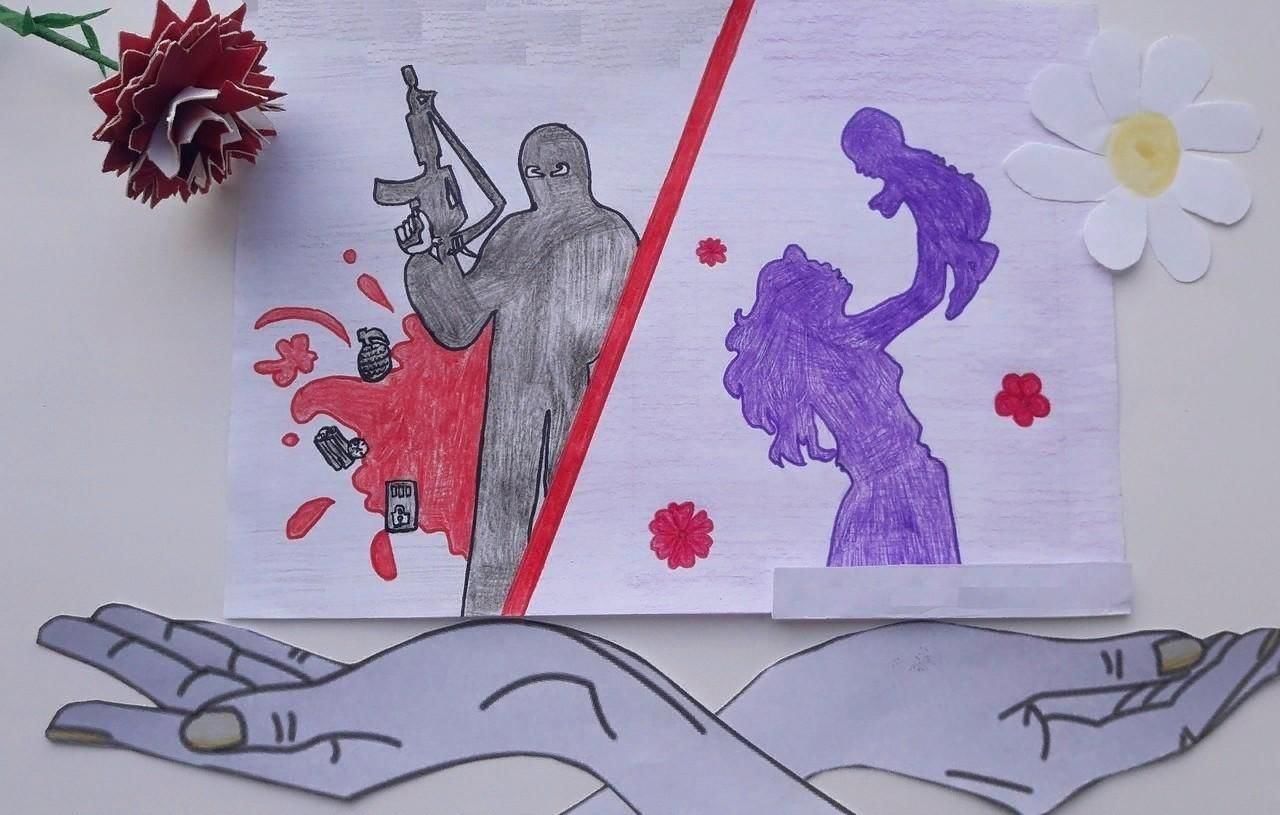 Акция дети рисуют мир