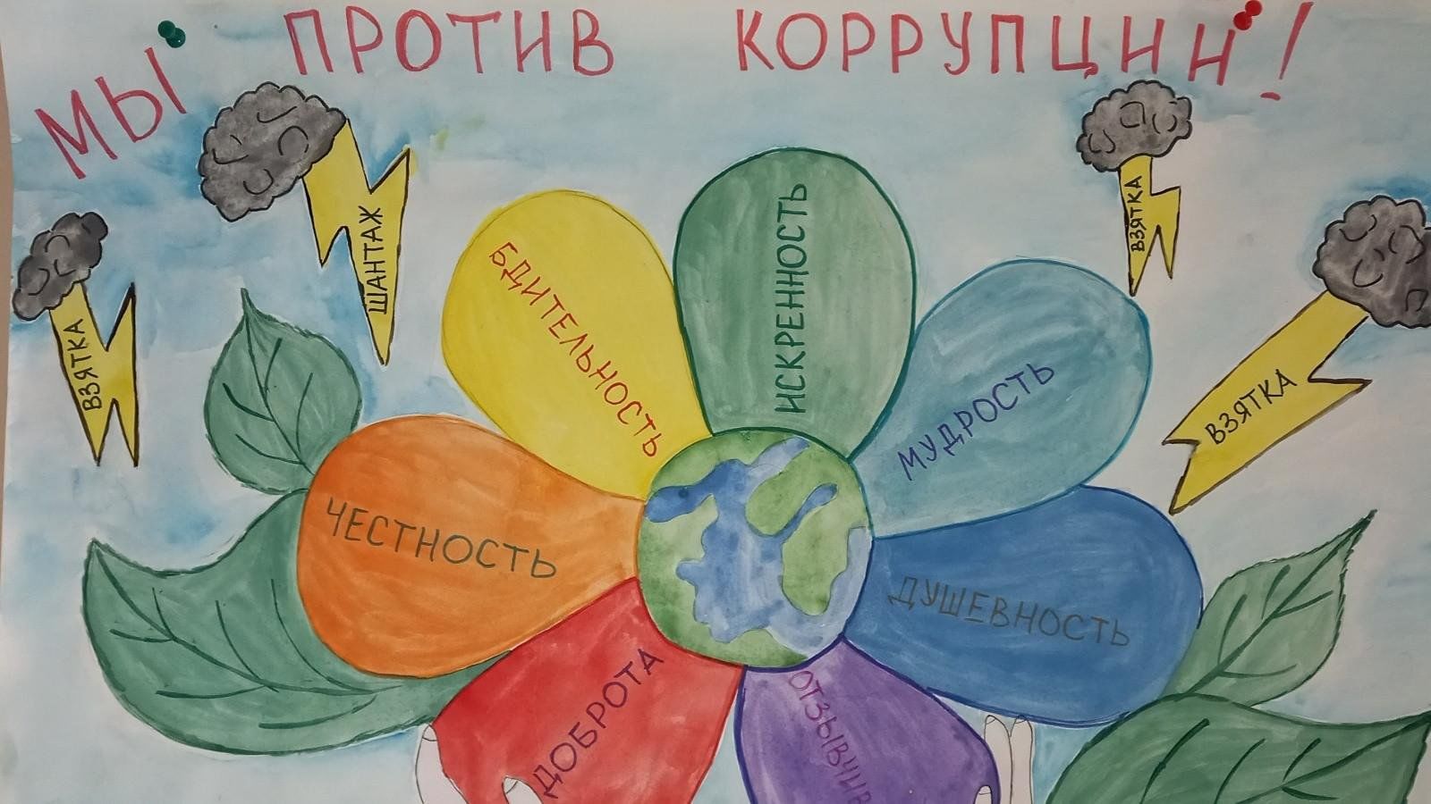 Мир без коррупции рисунки