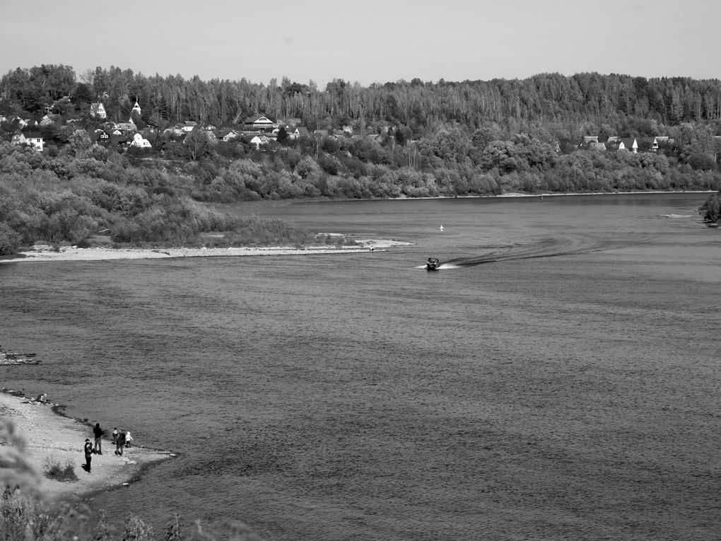 Вид на Оку. Таруса, Калужская область. Фотография: Владимир Гердо / ТАСС