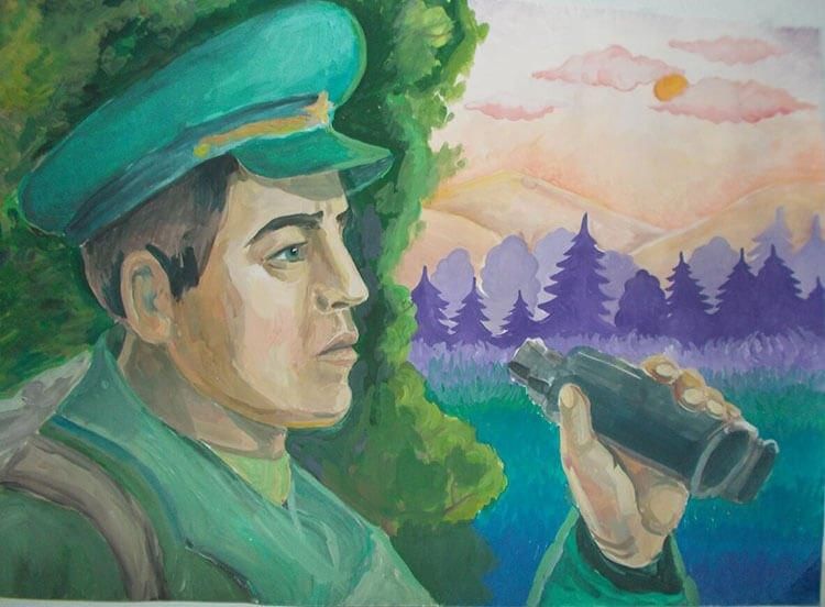 Картины защитники отечества