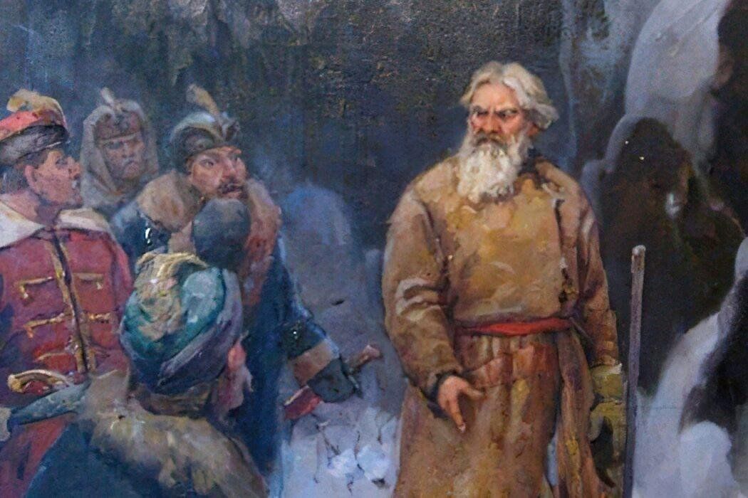 Героический подвиг совершил костромской крестьянин. Скотти подвиг Ивана Сусанина картина.