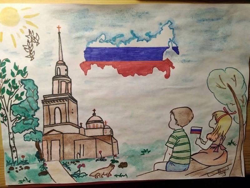 Как нарисовать россию легко
