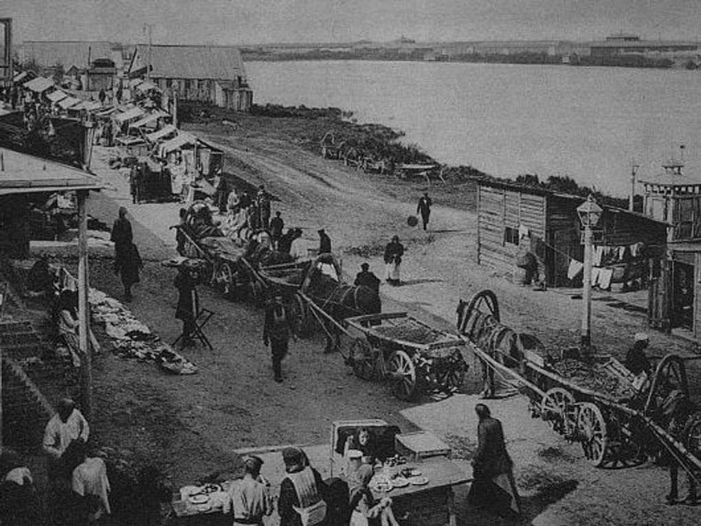 Лубочные ряды. Нижегородская ярмарка. Нижний Новгород, 1911 год. Фотография: Максим Дмитриев / Государственный исторический музей, Москва