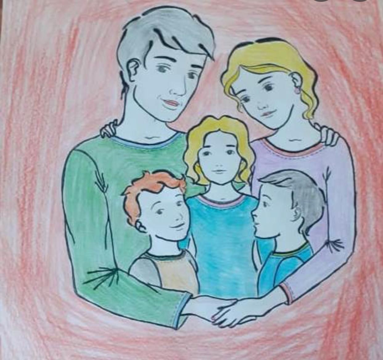 День семьи рисование