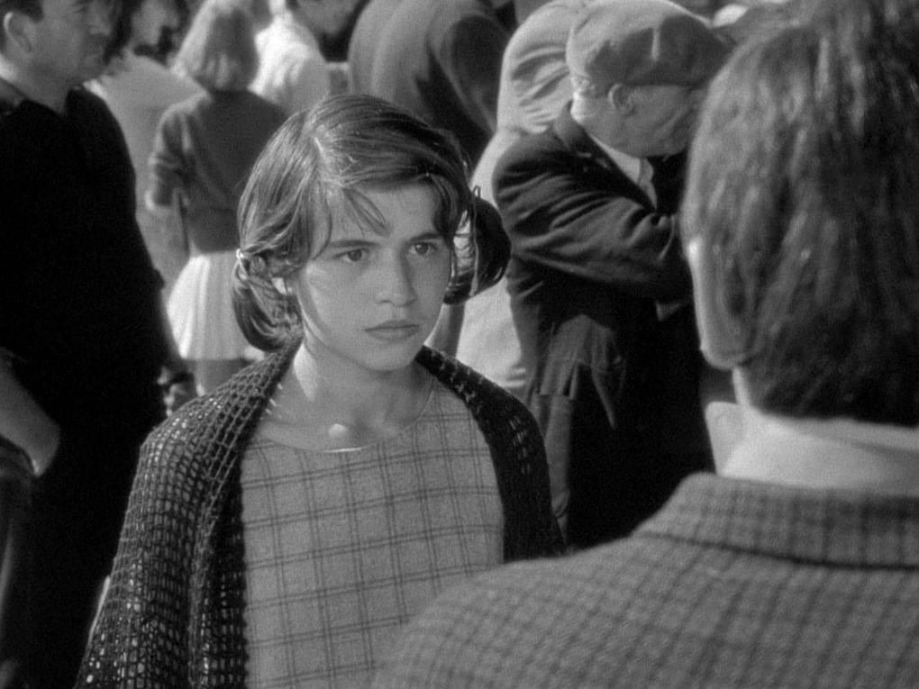 Кадр из художественного фильма Робера Брессона «Мушетт» (1967)