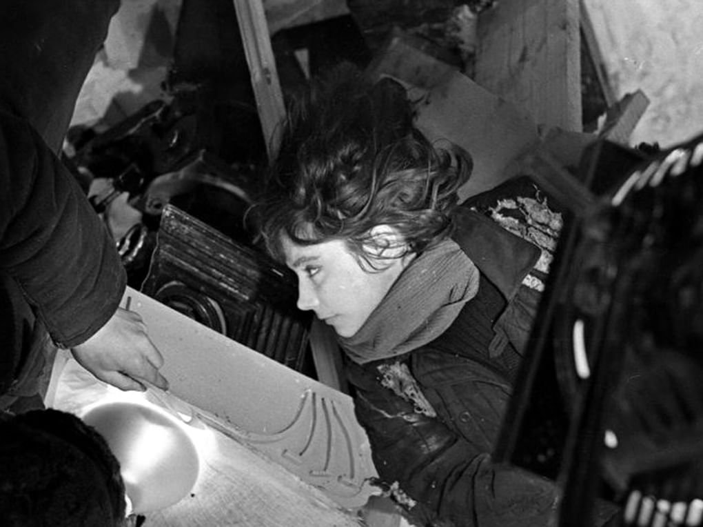 Татьяна Самойлова в роли Тани на съемках художественного фильма Михаила Калатозова «Неотправленное письмо». 1959 год. Фотография: Семен Мишин-Моргенштерн / Мультимедиа Арт Музей, Москва