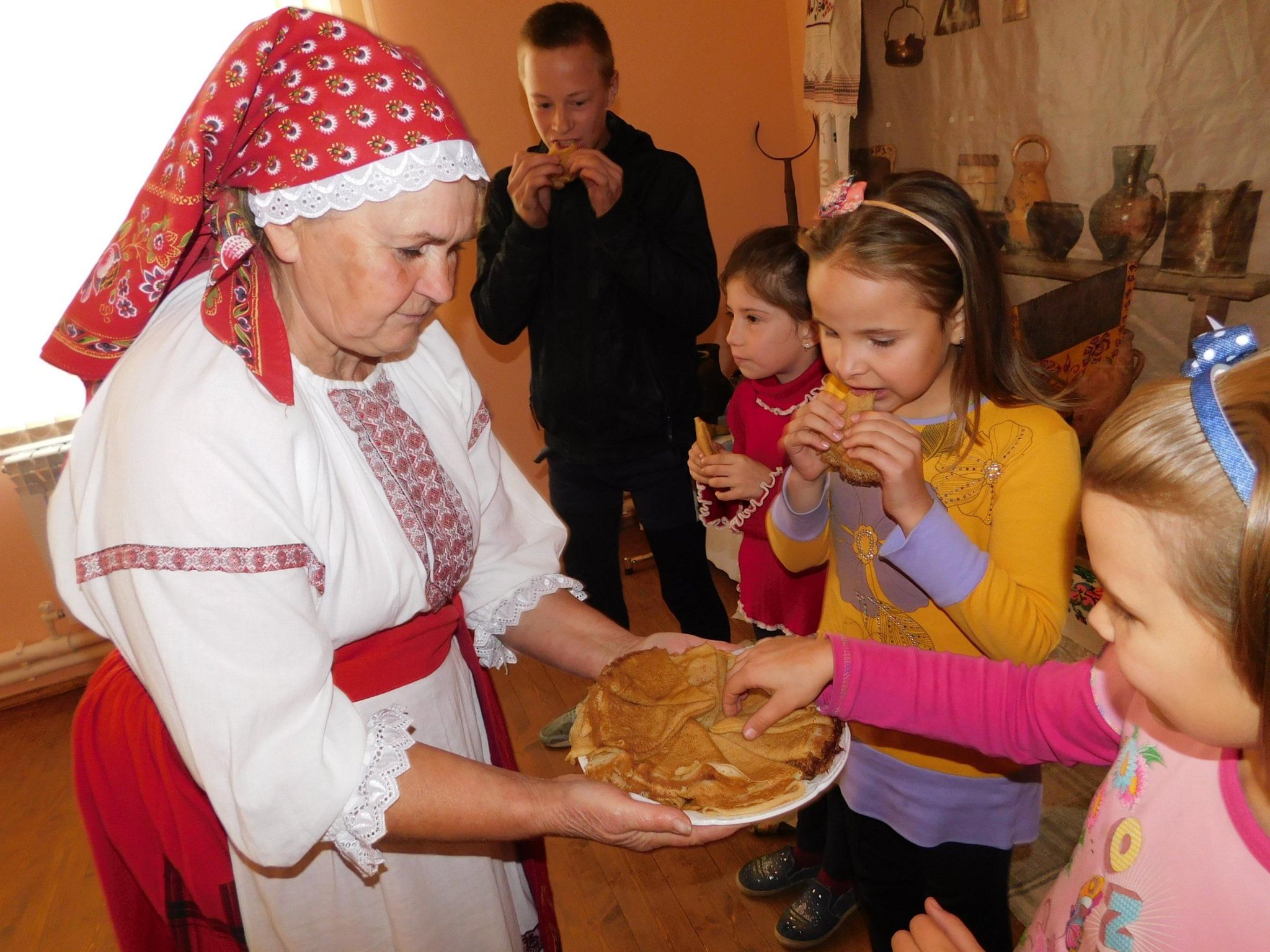 масленица в сельском клубе