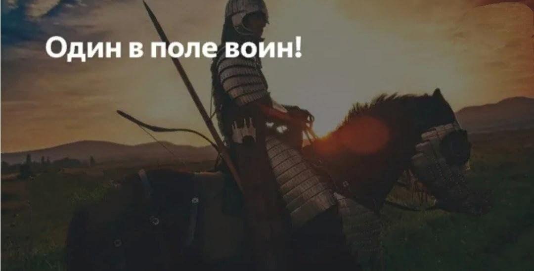 1 в поле воин. Один в поле воин. Один в поле не воин. Один воин в поле воин. Один в поле воин фото.