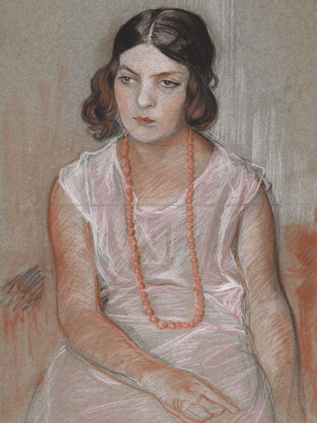 Петр Спасский. Натурщица Глазова. 1927. Частное собрание Юрия Петухова