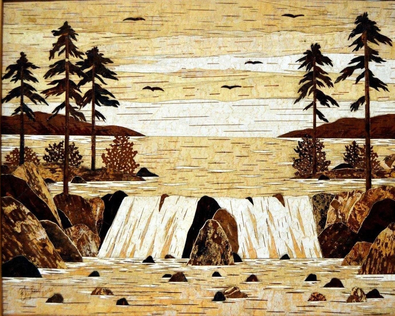 Картины на бересте своими руками