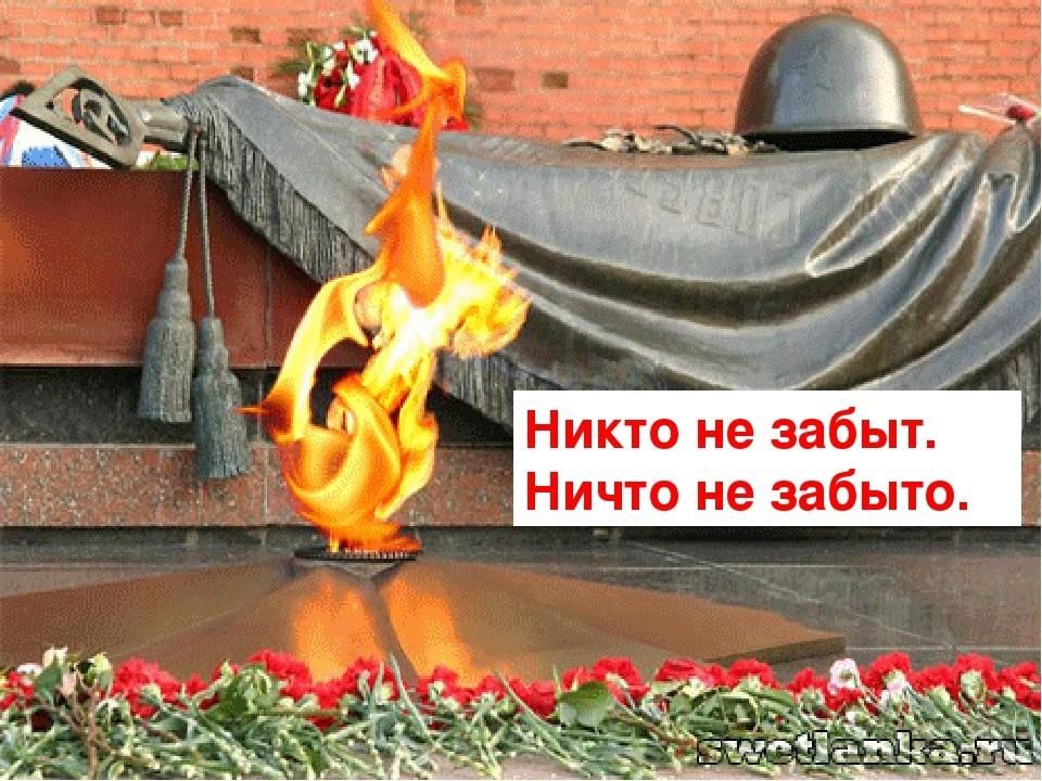 Никто не забыт ничто не забыто план конспект