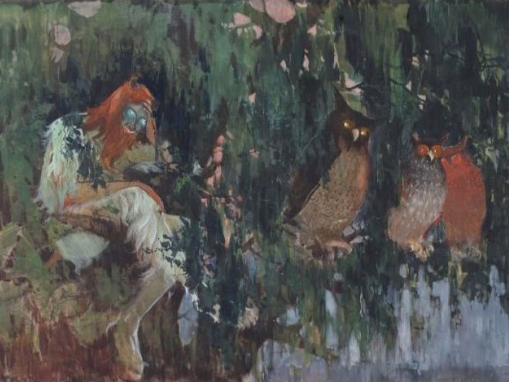 Павел Попатенко. Леший (фрагмент). 1910-е. Пермская государственная художественная галерея, Пермь